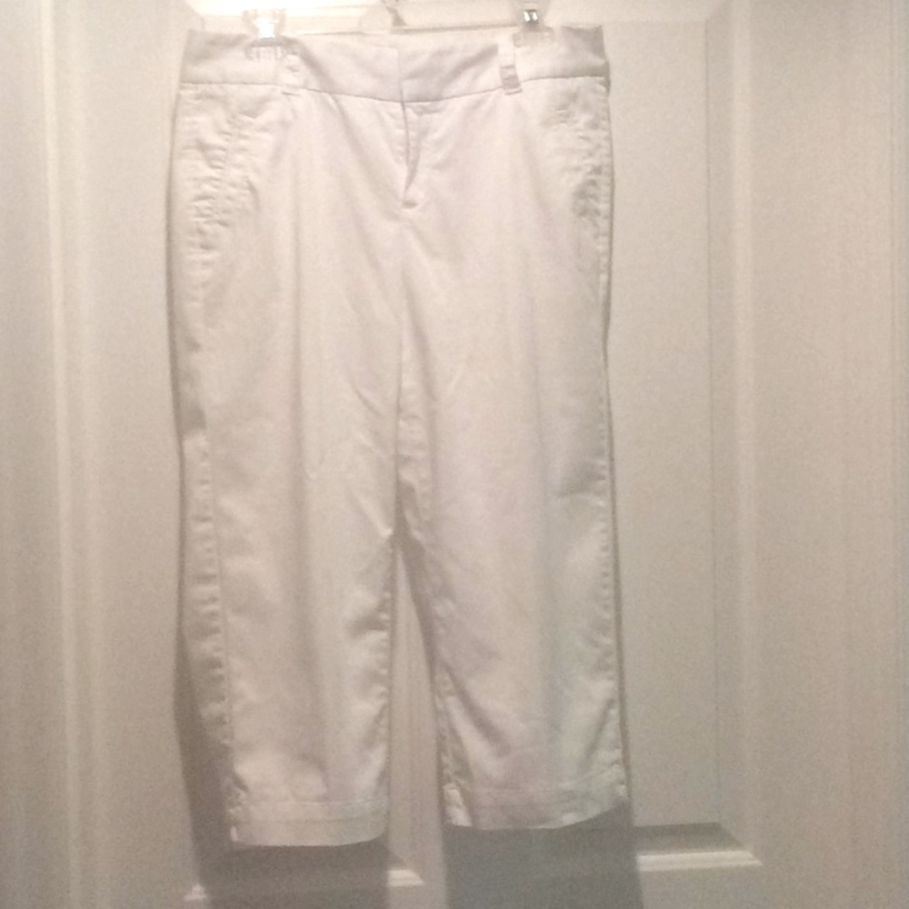White Cropped Dockers